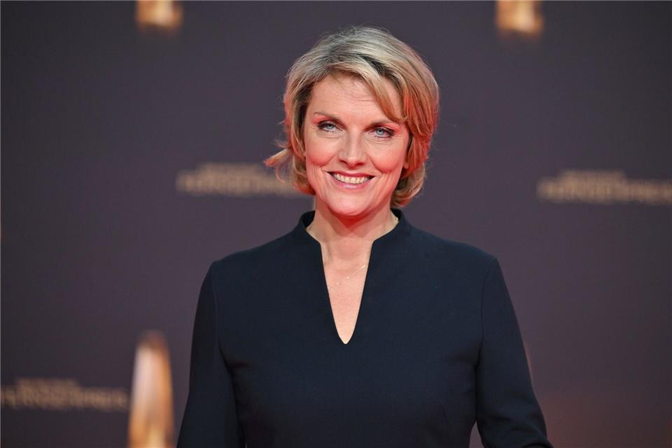 Marietta Slomka moderiert seit 25 Jahren das „heute journal“. (Archivbild)Henning Kaiser/dpa