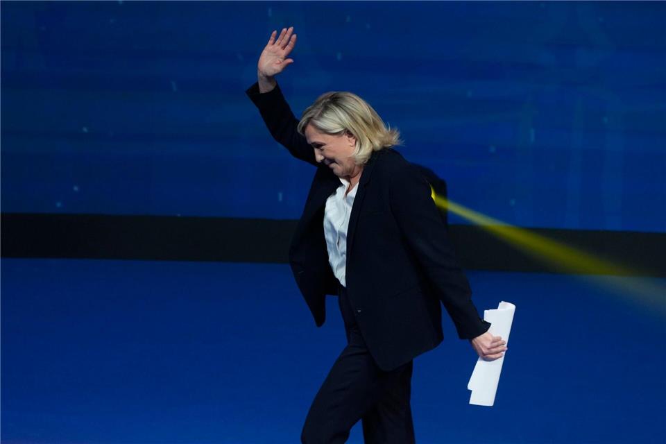 Marine Le Pen will Frankreichs nächste Präsidentin werden. (Archivbild)Paul White/AP/dpa