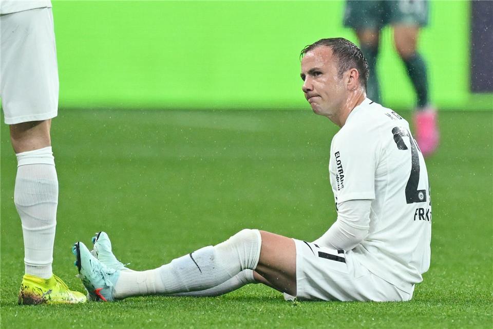 Eintracht in Leverkusen weiter ohne Götze Mario Götze fehlt Eintracht Frankfurt auch im Spiel bei Bayer Leverkusen.Uwe Anspach/dpa