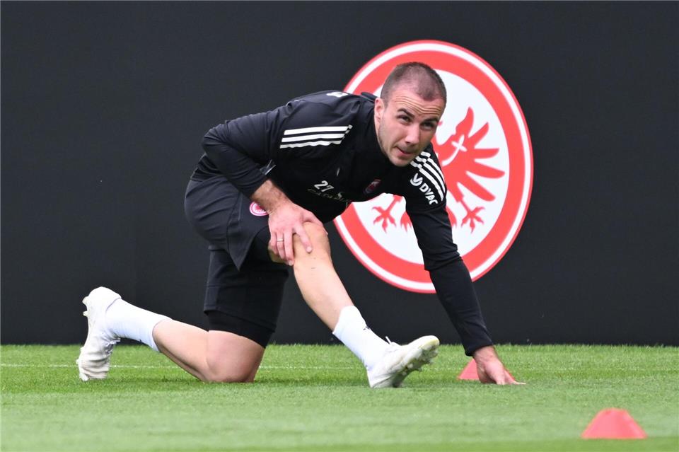 Mario Götze steht Eintracht Frankfurt im Champions-League-Spiel gegen Galatasaray Istanbul wieder zur Verfügung.Arne Dedert/dpa