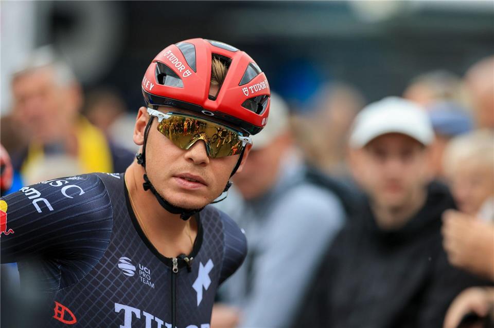 Marius Mayrhofer stürzte schwer bei der Tour Down Under. (Archivbild)Jan Woitas/dpa