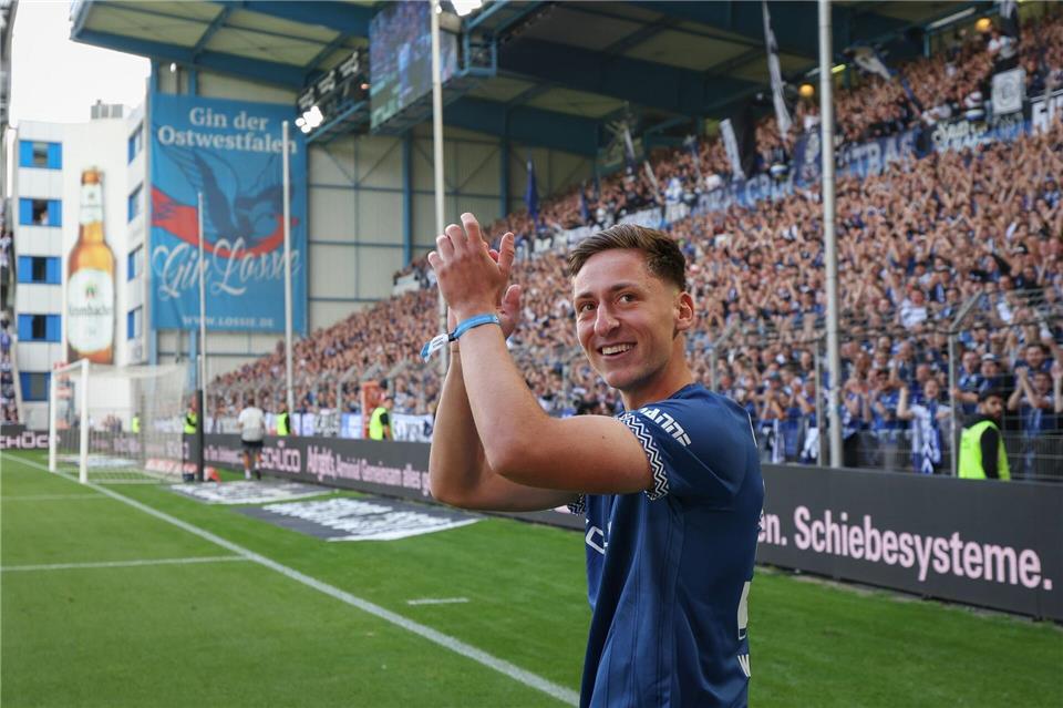 Marius Wörl ist zurück bei Arminia Bielefeld.Friso Gentsch/dpa
