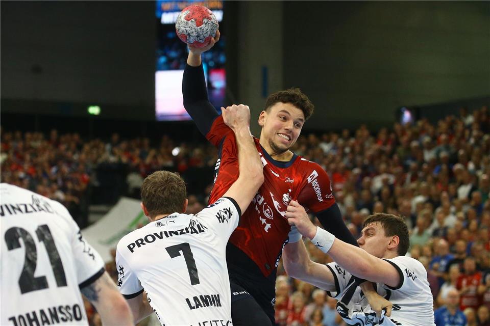 Marko Grgic und die SG Flensburg-Handewitt hatten den VfL Gummersbach zu Gast.Michael Hundt/dpa