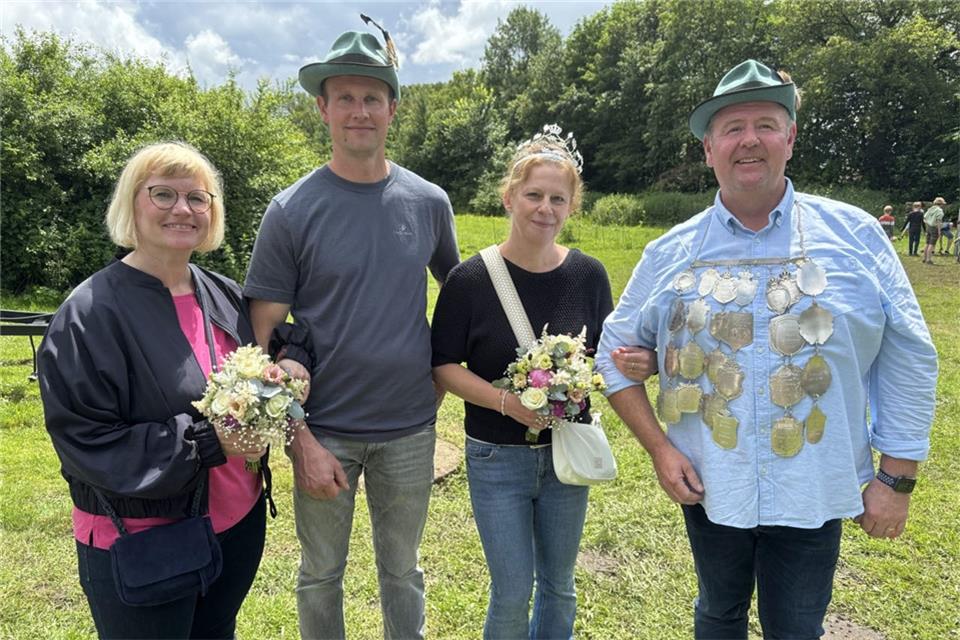 Markus Hoppe regiert in Homer Markus Hoppe und Alex Grunden sind das neue Königspaar.