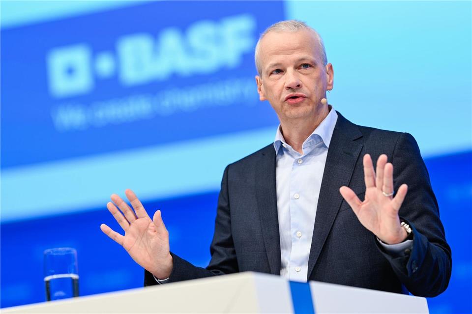 Markus Kamieth ist seit April 2024 BASF-Vorstandschef. (Archivbild)Uwe Anspach/dpa