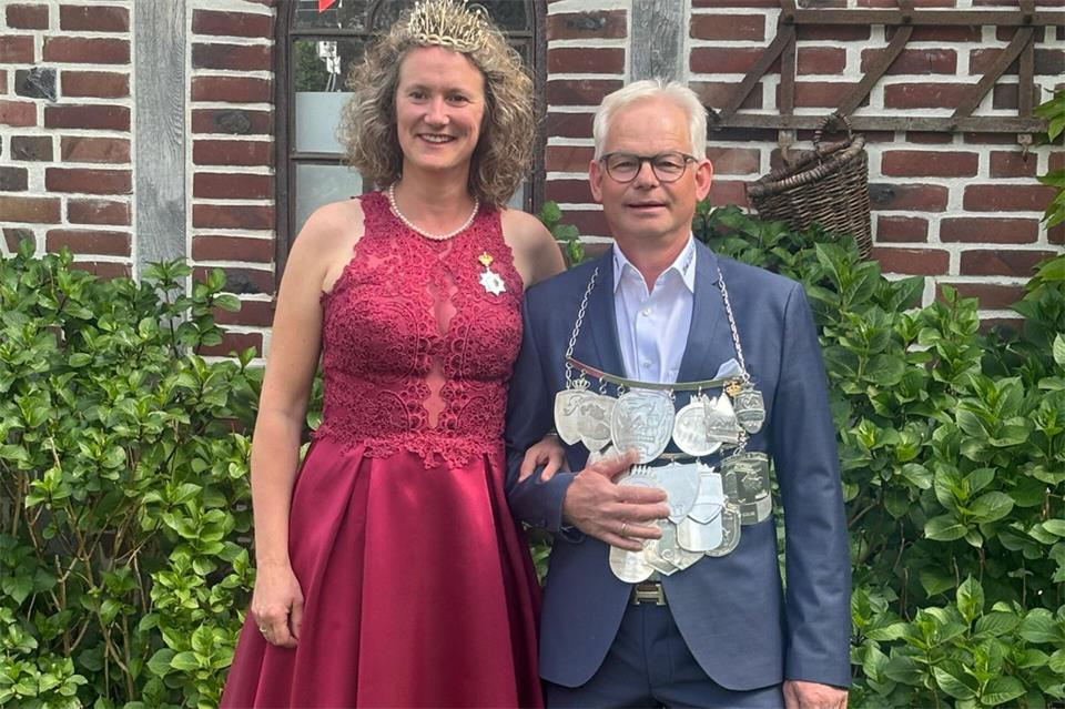 Markus Sieverding und Anita Onnebrink regieren die Johannischützen seit dem vergangenen Jahr.