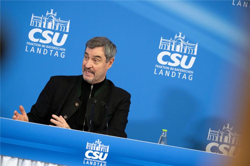 Markus Söder hat neue Ideen für Bayern - und vor allem darüber hinaus.Pia Bayer/dpa