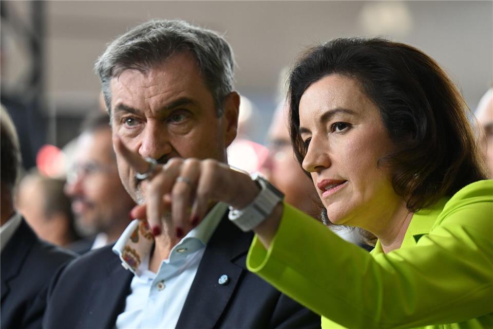 Markus Söder hat sich nach Angaben von Dorothee Bär bei ihr entschuldigt. (Archivfoto)Martin Schutt/dpa