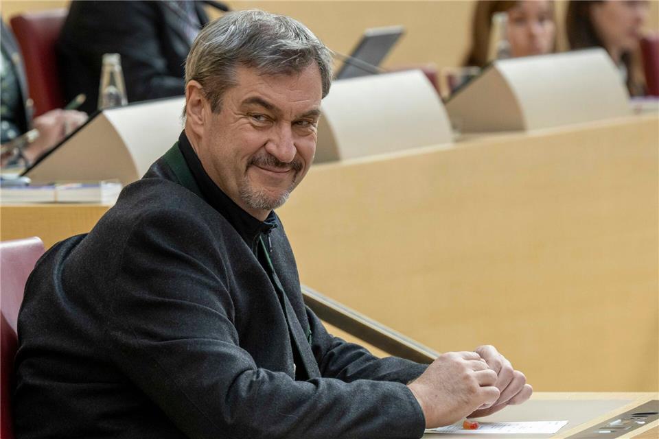 Markus Söder nutzt die Landtagssitzung für eine Regierungserklärung. (Archivbild)Peter Kneffel/dpa