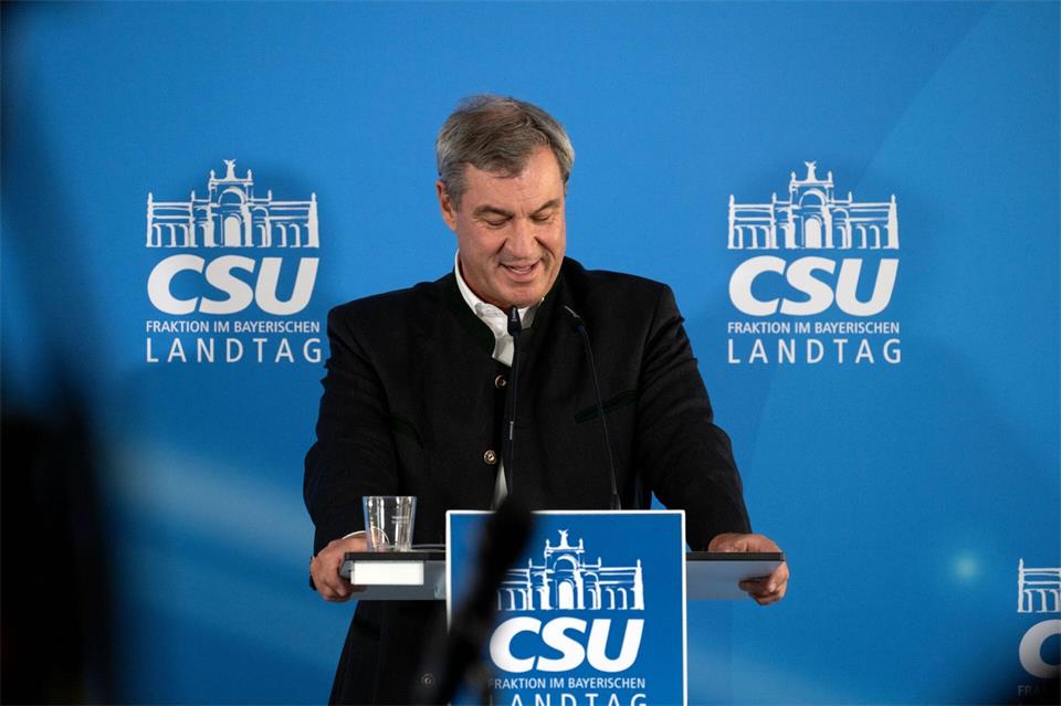 Markus Söder präsentiert Pläne und Forderungen für München und Berlin.Pia Bayer/dpa