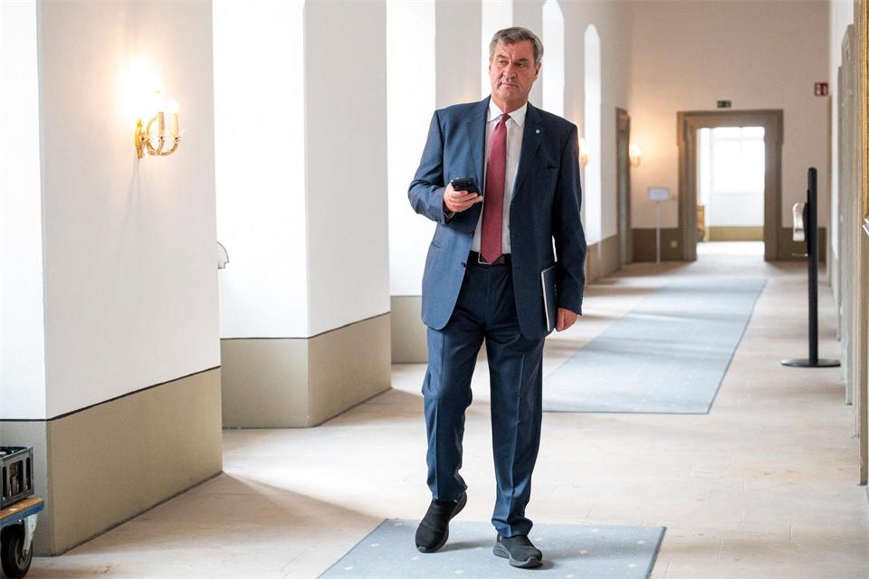 Markus Söder präsentiert Pläne und Forderungen für München und Berlin.Daniel Vogl/dpa