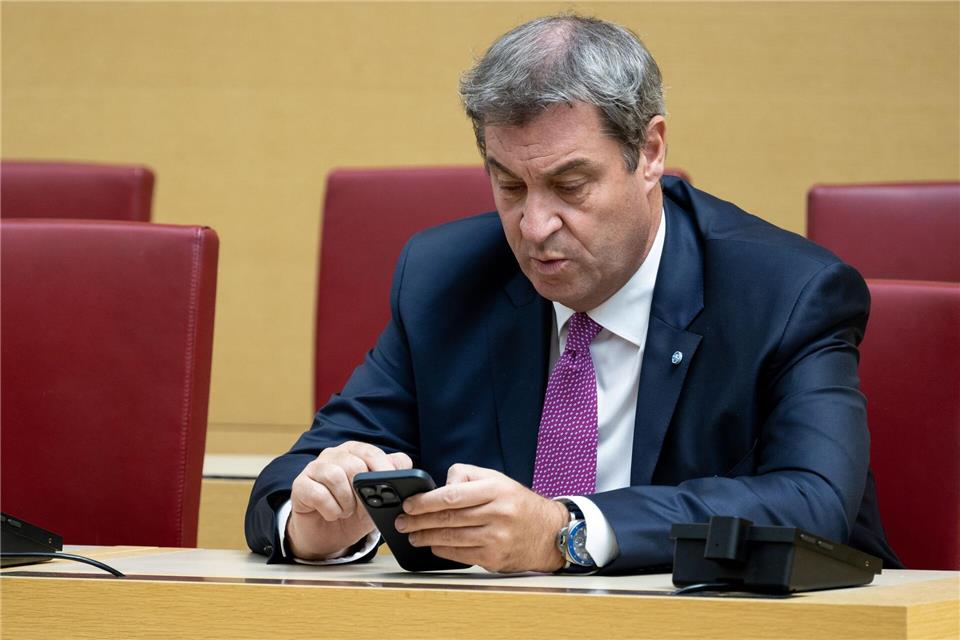 Markus Söder stellt sich gegen einige Unionskollegen. (Archivbild)Sven Hoppe/dpa