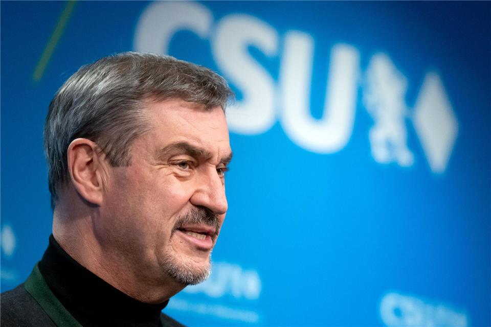 Markus Söder warnt vor einem Scheitern der Koalition.Sven Hoppe/dpa