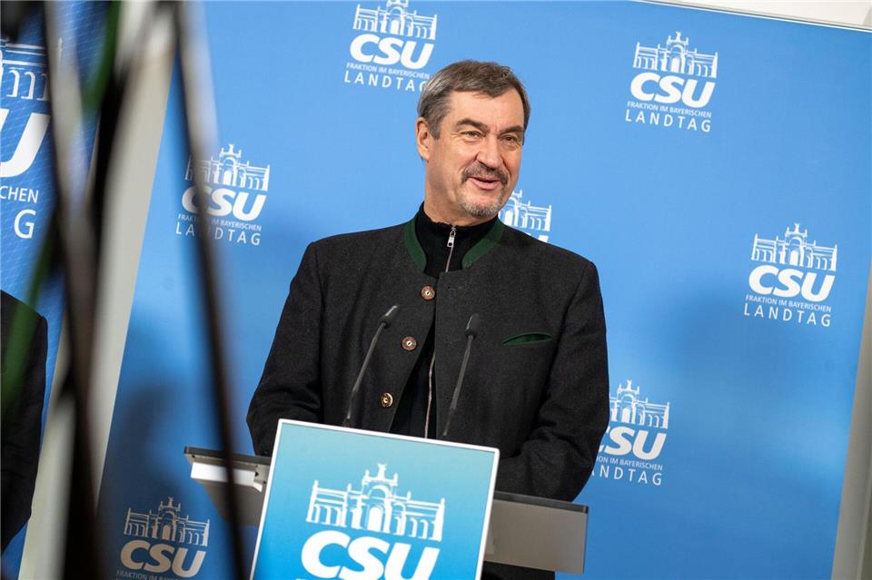 Markus Söder will Bundesländer zusammenlegen.Pia Bayer/dpa