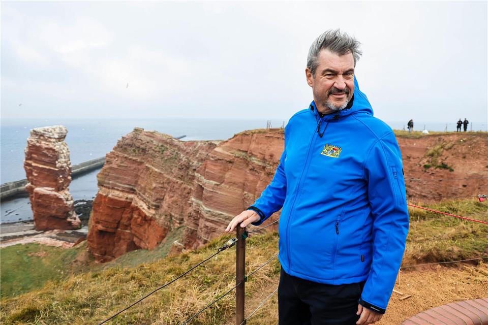 Markus Söders Reise nach Helgoland war nicht ganz billig. (Archivbild)Frank Molter/dpa