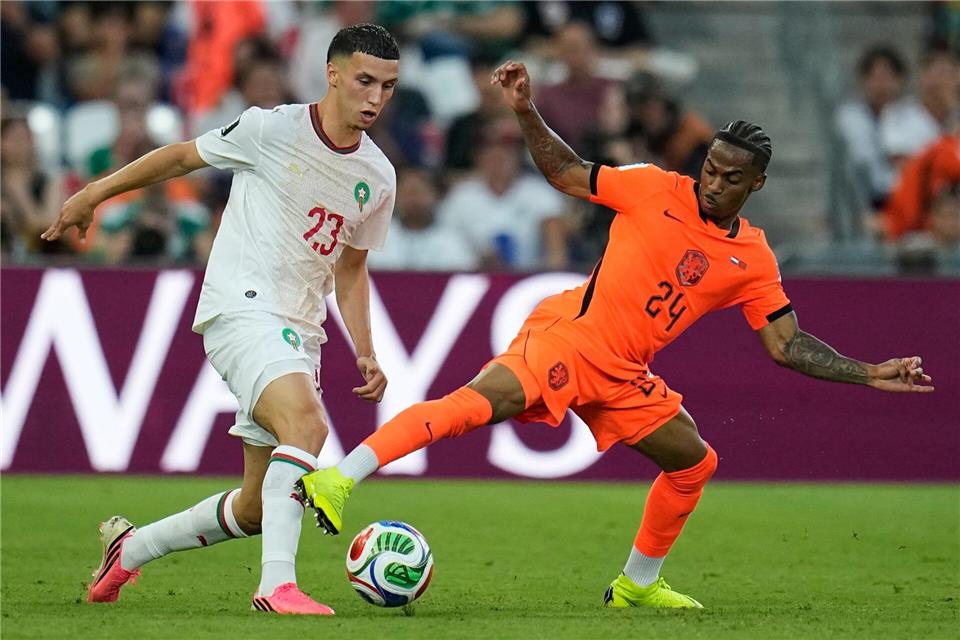 Marokko und die Niederlande lieferten sich ein packendes Duell.Ricardo Mazalan/AP/dpa