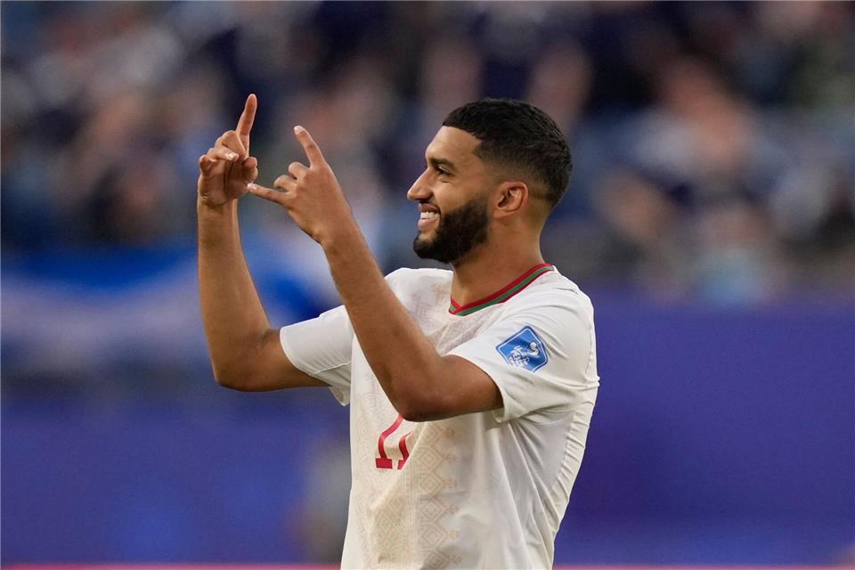 Marokkos Ismael Saibari soll vor einem Wechsel zum FC Bayern stehen. Charles Krupa/AP/dpa
