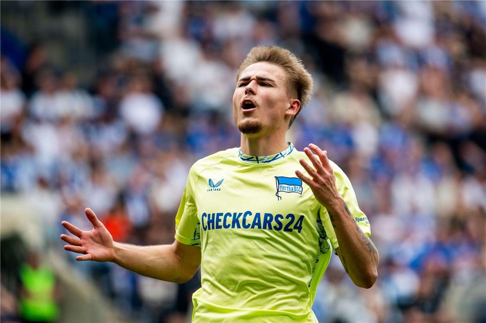 Marten Winkler zieht es in die Bundesliga. (Archivbild)Julius Frick/dpa