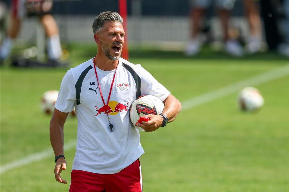Martín Demichelis, neuer Trainer von RB Leipzig, sah beim zweiten Testspiel gegen Ingolstadt keinen überzeugenden Auftritt. (Archivbild) Jan Woitas/dpa