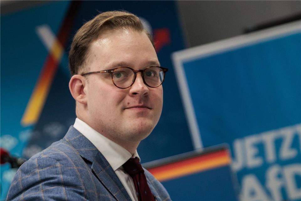 Martin Kohler wurde Vorsitzender der AfD-Jugendorganisation in Berlin.Carsten Koall/dpa