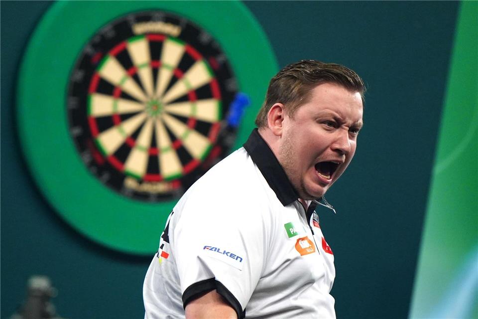 Martin Schindler hat nach 2023 und 2024 erneut die dritte Runde erreicht.Bradley Collyer/PA Wire/dpa