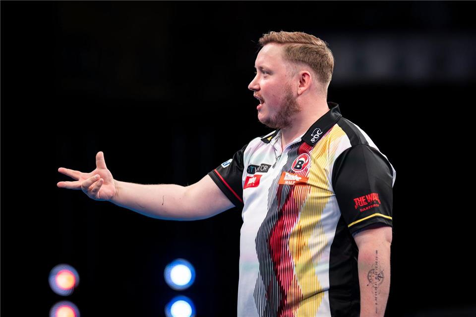 Martin Schindlers Frust nach dem Viertelfinal-Aus bei der Team-WM war groß.Hannes P. Albert/dpa