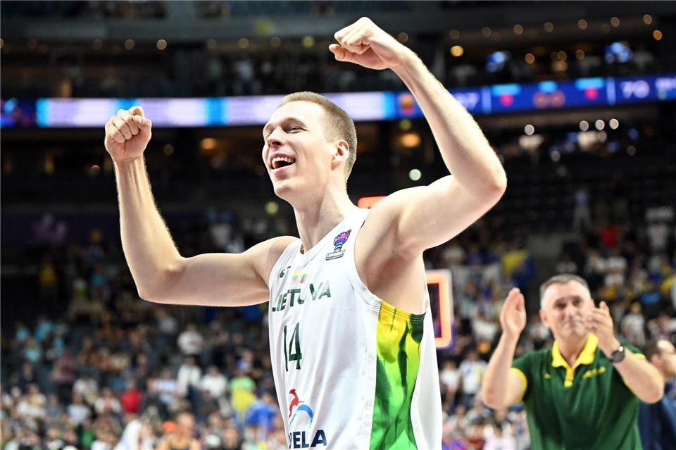 Martynas Echodas hat seinen Vertrag bei Alba Berlin aufgelöst. (Archivbild)Federico Gambarini/dpa