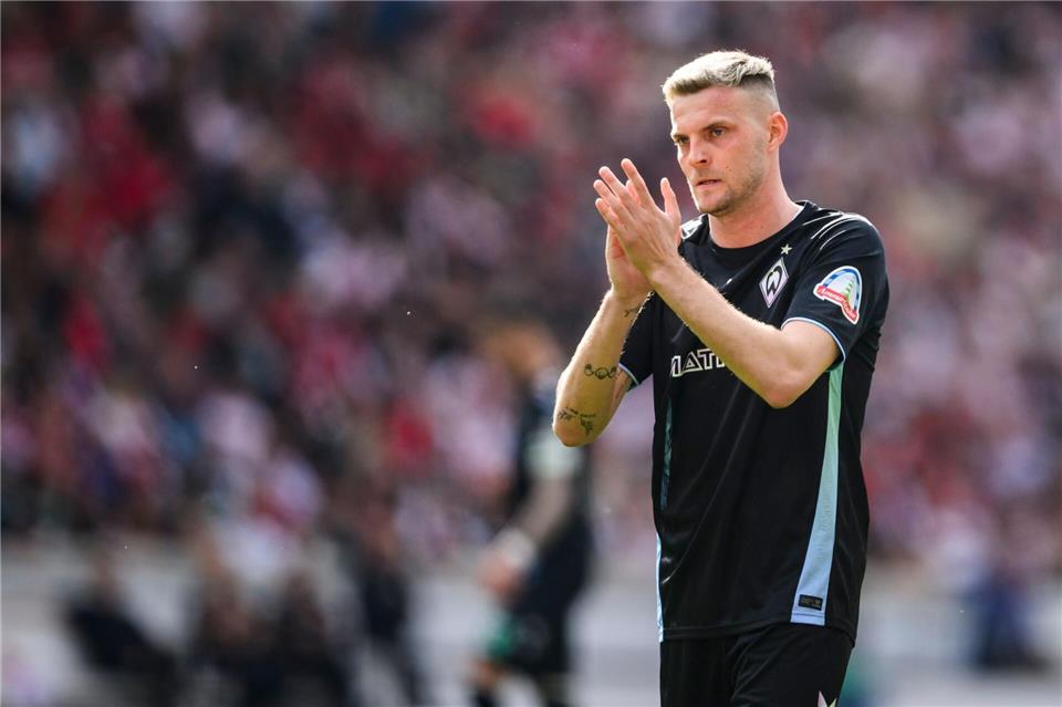 Marvin Ducksch wechselt von Werder Bremen nach England.Tom Weller/dpa