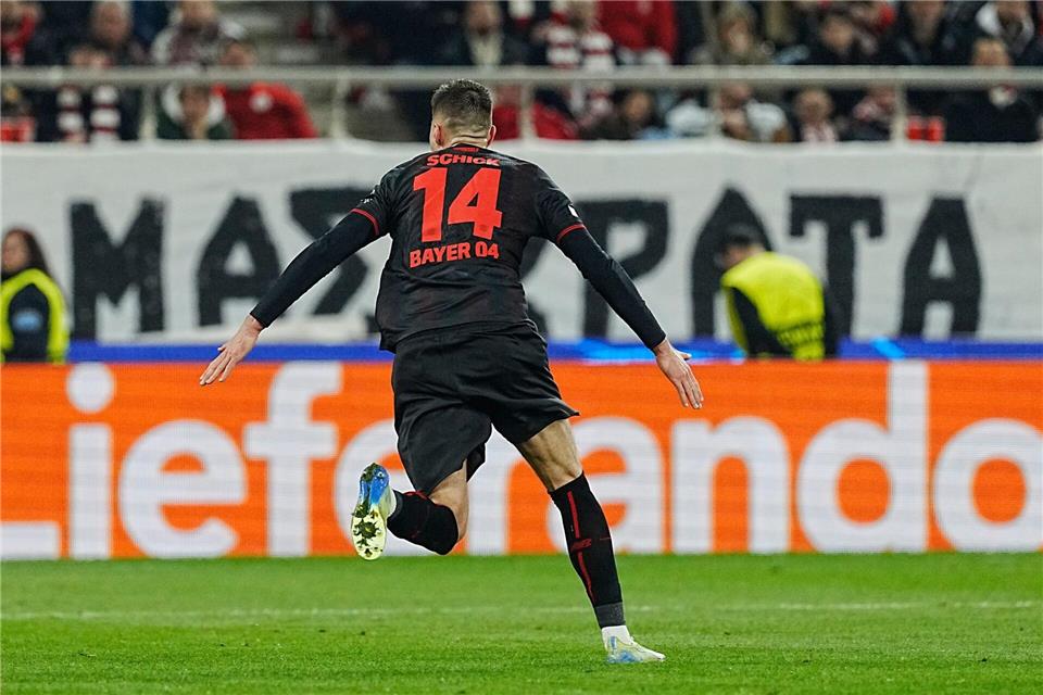 Matchwinner: Patrik Schick entschied die Partie mit einem Doppelpack binnen 144 Sekunden Petros Giannakouris/AP/dpa