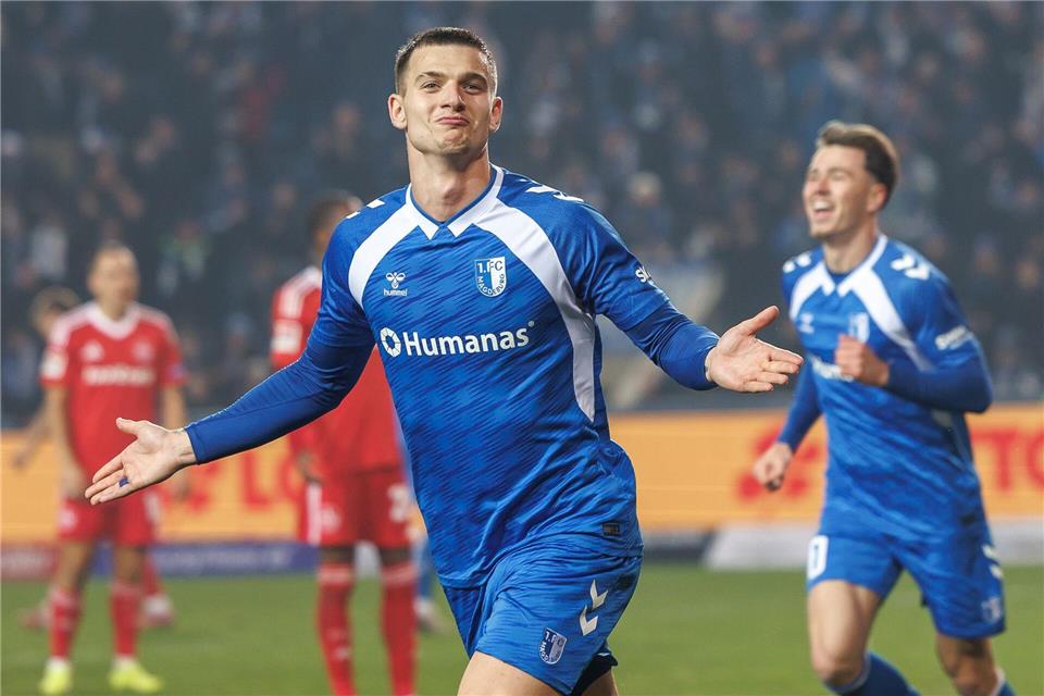 Mateusz Zukowski traf schon beim letzten Heimsieg im November doppeltAndreas Gora/dpa