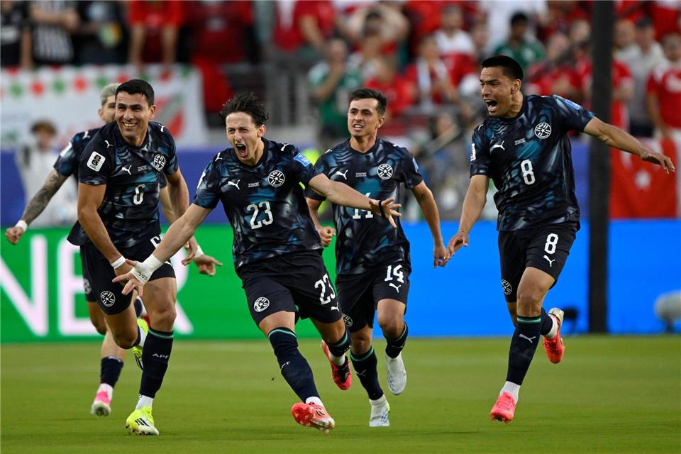Matías Galarza sorgte für einen Traumstart Paraguays.Eakin Howard/AP/dpa