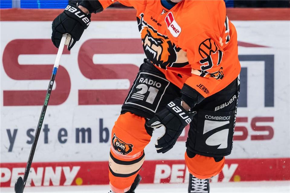 Matt White schoss die Grizzlys Wolfsburgs in die Verlängerung.Silas Stein/dpa