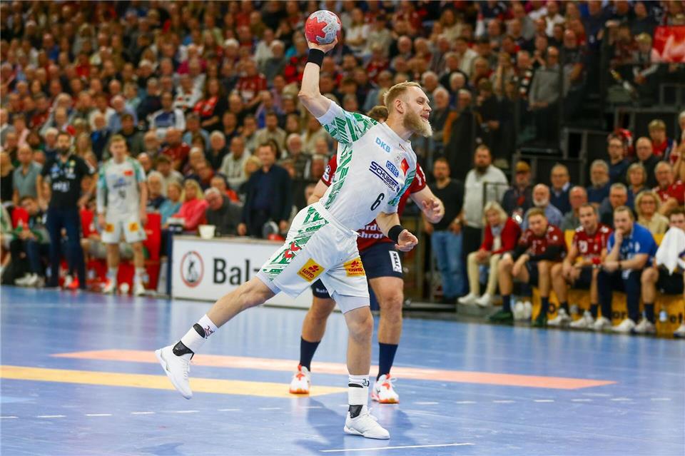 Matthias Musche traf im ersten Spiel von Beginn an nach seiner Verletzung gleich elf Mal.Michael Hundt/dpa