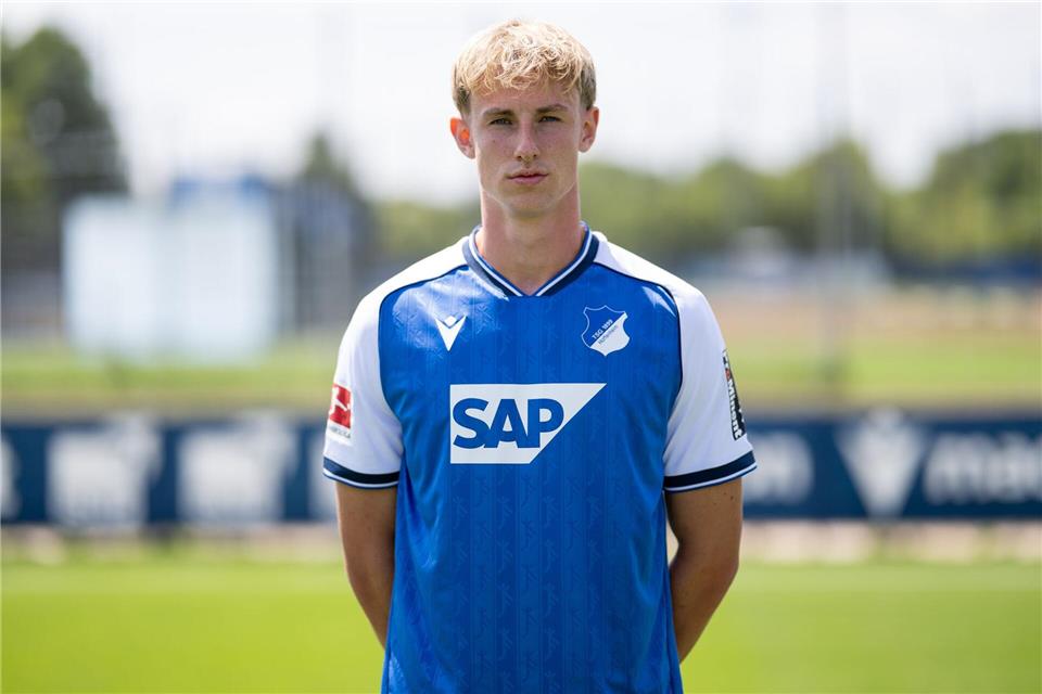 Max Moerstedt brachte Hoffenheim im Test gegen Greuther Fürth früh in Führung.Florian Wiegand/dpa