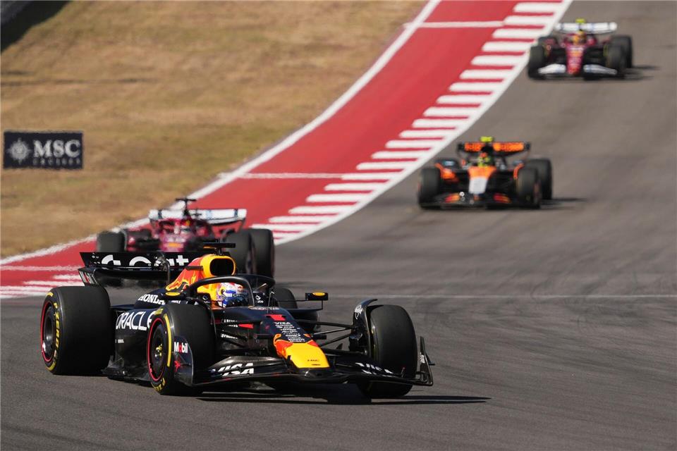 Perfekter Texas-Ritt für Verstappen: WM-Chance „ist da“ Max Verstappen fuhr in Austin einen ungefährdeten Start-Ziel-Sieg ein.Eric Gay/AP/dpa