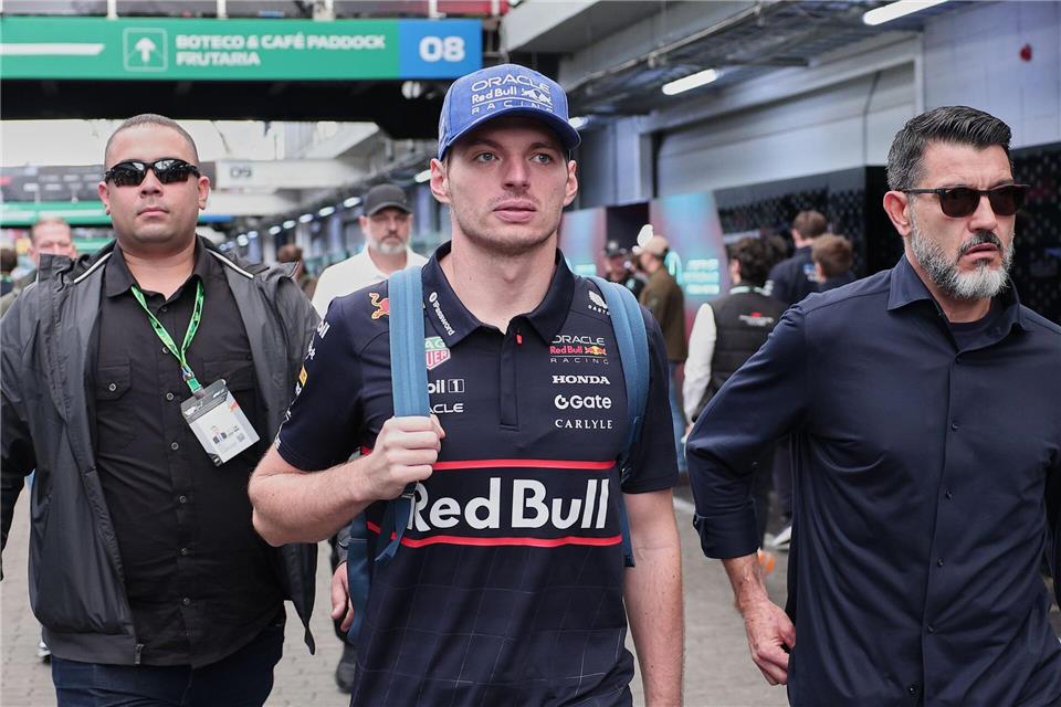 Max Verstappen musste aus der Boxengasse starten.Ettore Chiereguini/AP/dpa