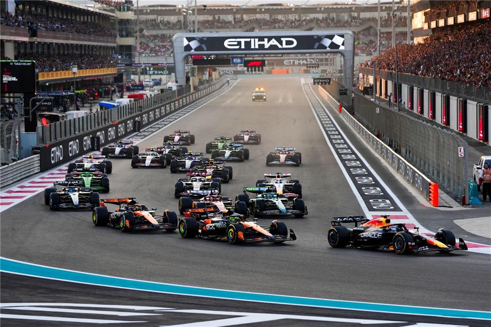 Max Verstappen verteidigt souverän die Pole.  David Davies/PA Wire/dpa