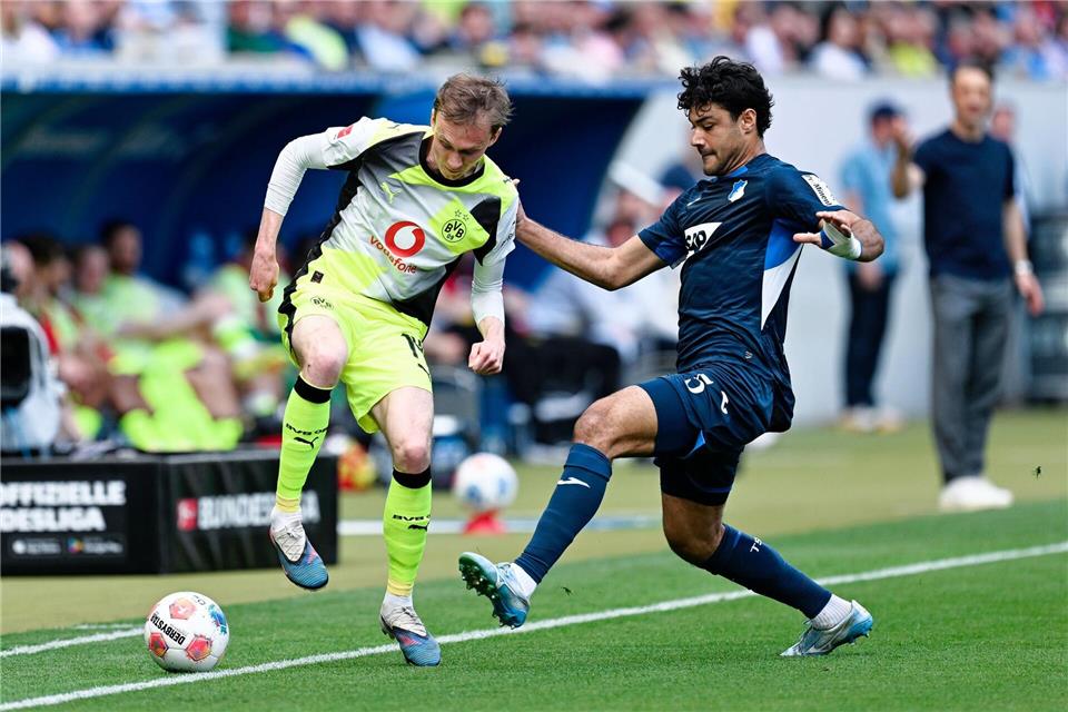 Maxi Beier fand nur schwer ins Spiel.Uwe Anspach/dpa