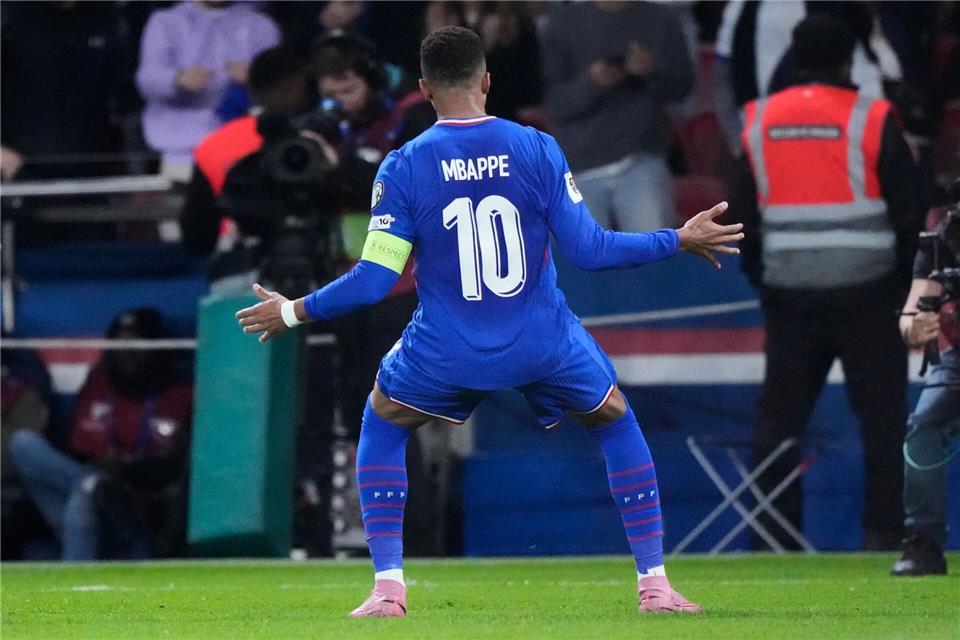 Mbappé war einmal mehr der Matchwinner für Frankreich.Michel Euler/AP/dpa