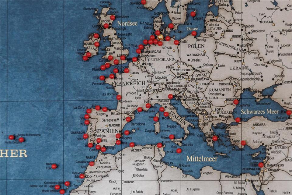 Mehr als 120 Häfen hat er mit dem Schiff besucht.Markus Scholz/dpa