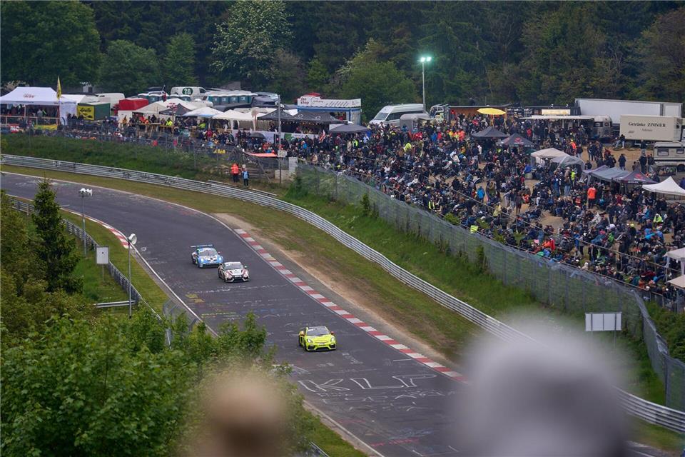Mehr als 320.000 Zuschauer strömten zum 24-Stunden-Rennen.Thomas Frey/dpa