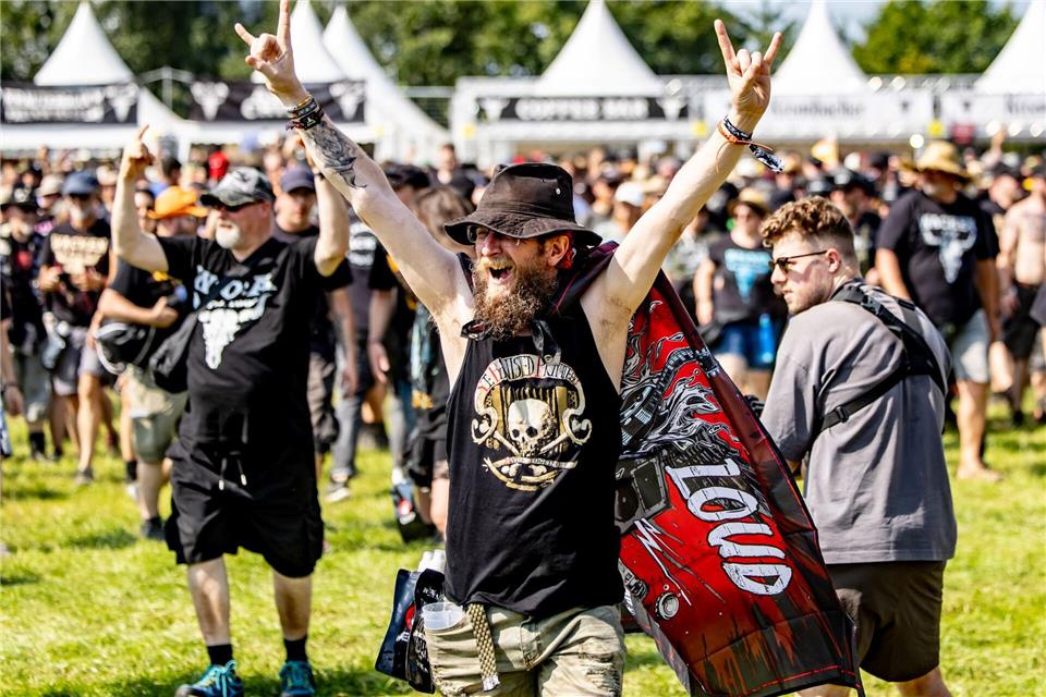 Mehr als 80.000 Metalfans werden erwartet. (Archivbild)Axel Heimken/dpa