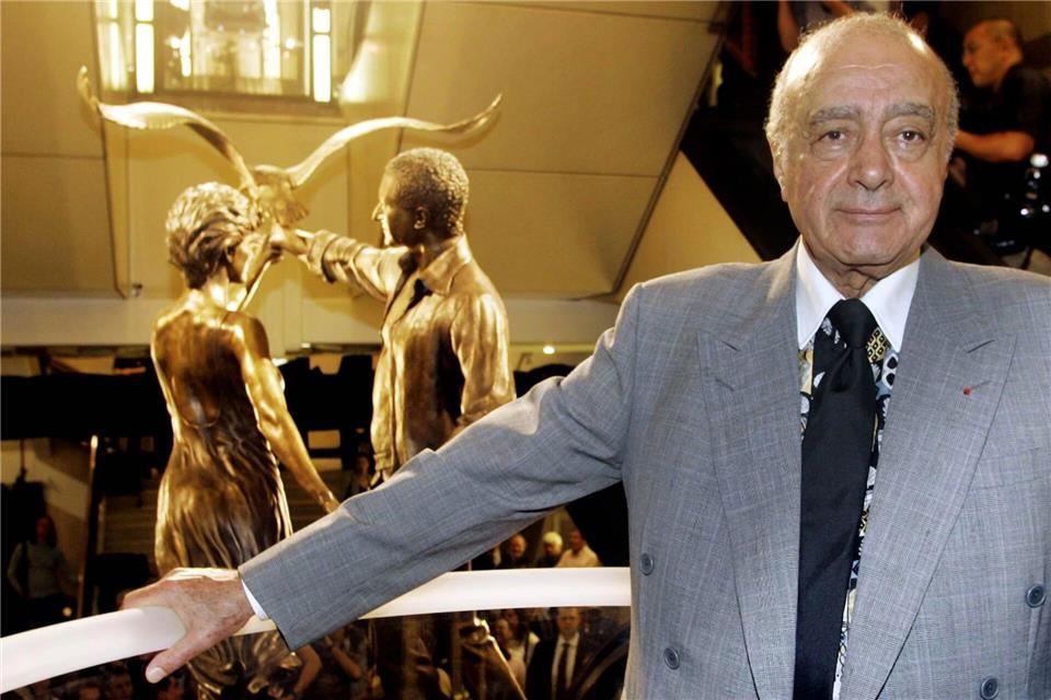 Mehrere Frauen hatten dem gestorbenen Unternehmer Mohamed Al Fayed sexuelle Gewalt vorgeworfen. (Archivbild)epa Parsons/epa/dpa