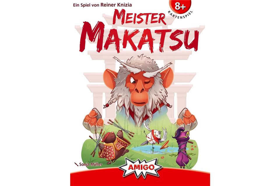 „Meister Makatsu“ ist genau richtig für eingefleischte Fans von Stichspielen. Dort spielen bis zu 6 Spielende ab 8 Jahren in etwa einer halben Stunde den Gewinner aus. Amigo/dpa-tmn