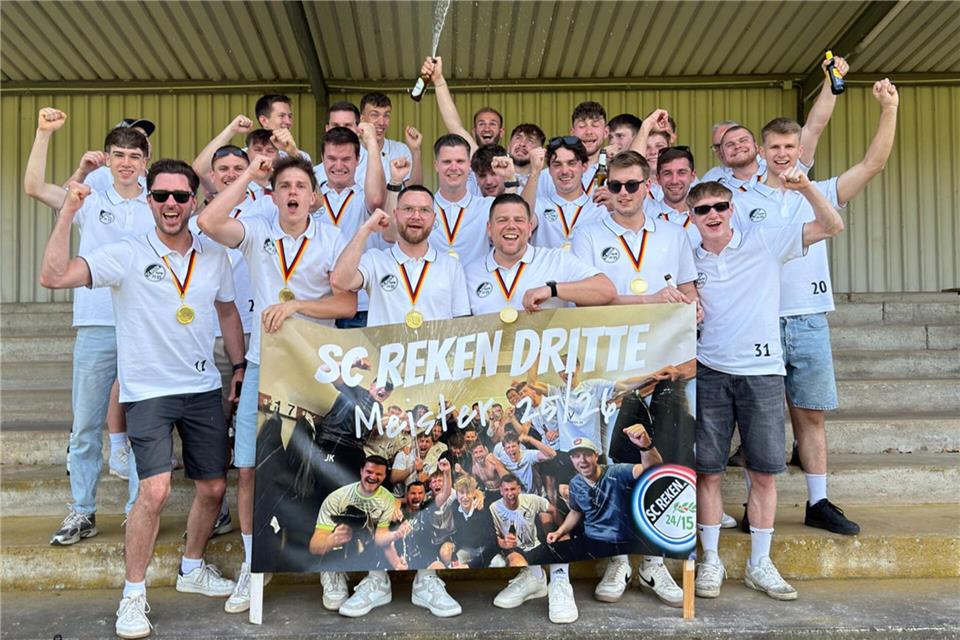 Meister in der Kreisliga C: Der SC Reken III.