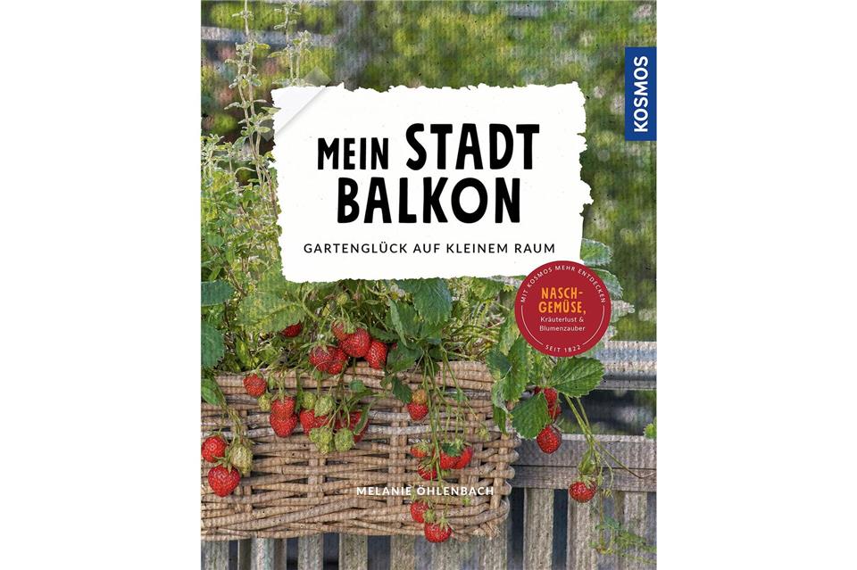Melanie Öhlenbach, „Mein Stadtbalkon. Gartenglück auf kleinem Raum“, Kosmos Verlag, 96 Seiten, 15 Euro, ISBN: 978-3-440-50238-9.Kosmos Verlag/dpa-tmn