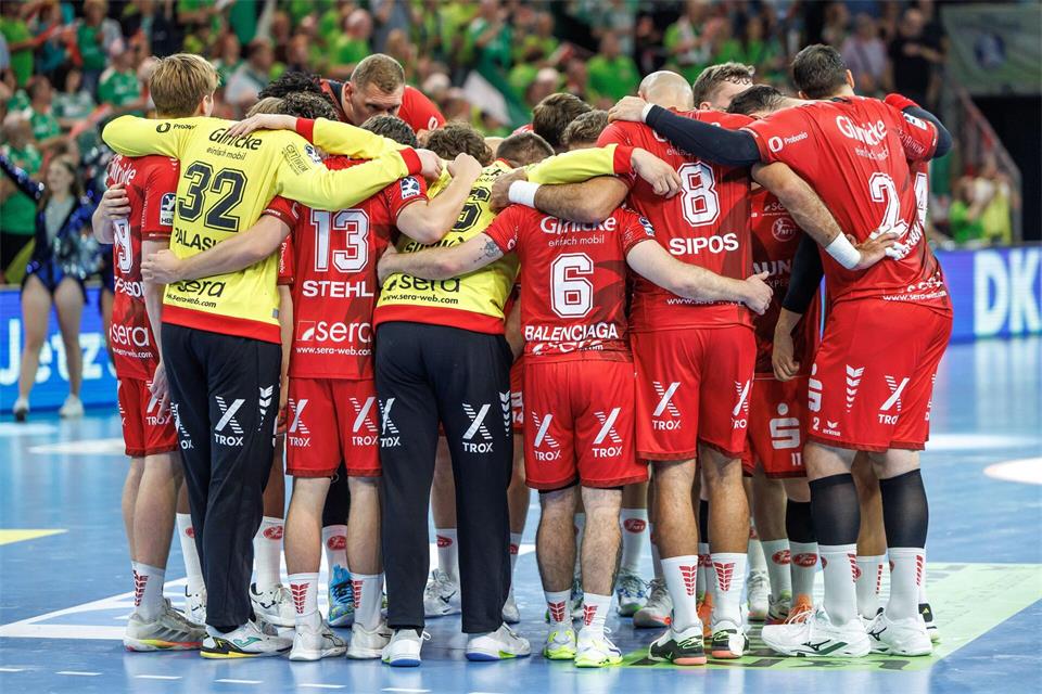 Melsungen holt seine ersten Champions-League-Punkte (Archivbild). Andreas Gora/dpa