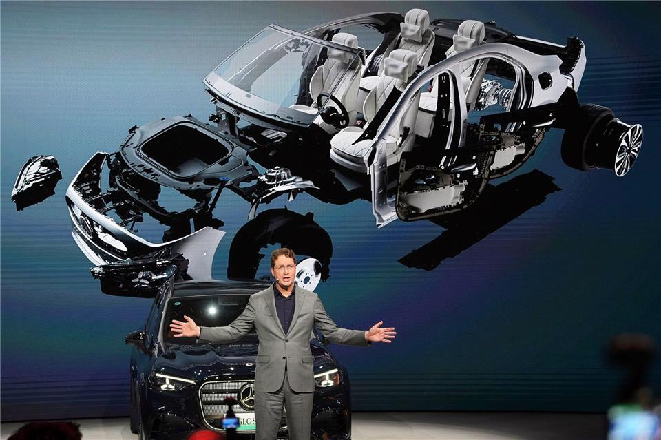 Mercedes-Benz-Chef Källenius: „Wir wollen Vorteile aus der Entwicklung in China auch in Deutschland nutzen.“Ng Han Guan/AP/dpa