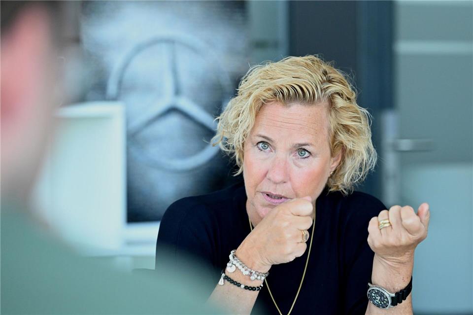 Mercedes-Vorständin Britta Seeger: „Wir sind zu langsam, Entscheidungen zu treffen.“ (Archivbild)Bernd Weißbrod/dpa