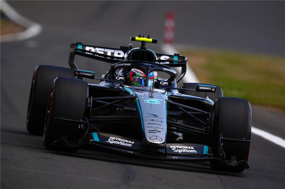Mercedes ist mit Antonelli Favorit auf den WM-Titel. (Archivbild)David Davies/PA Wire/dpa